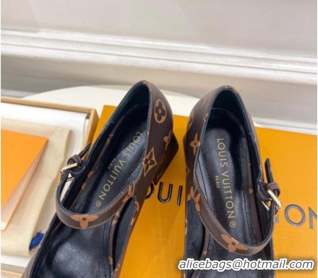 Grade Quality Louis Vuitton Shake Mary Janes Pumps 5.5cm in Monogram Canvas 711112