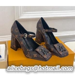 Purchase Louis Vuitton Shake Mary Janes Pumps 8.5cm in Monogram Canvas 711122