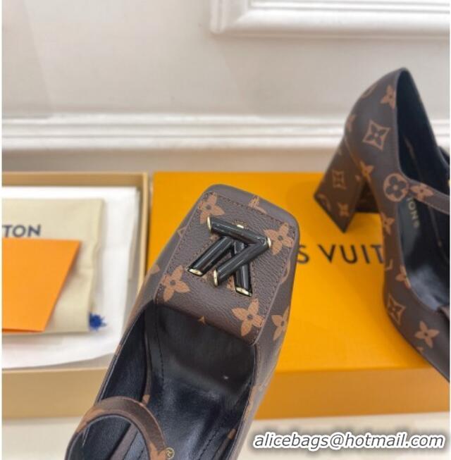 Purchase Louis Vuitton Shake Mary Janes Pumps 8.5cm in Monogram Canvas 711122