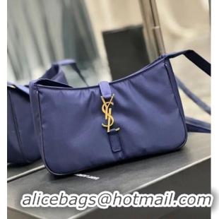 Most Popular SAINT LAURENT Nylon Shoulder Bag Y988228 Blue