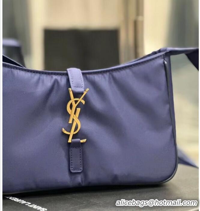 Most Popular SAINT LAURENT Nylon Shoulder Bag Y988228 Blue