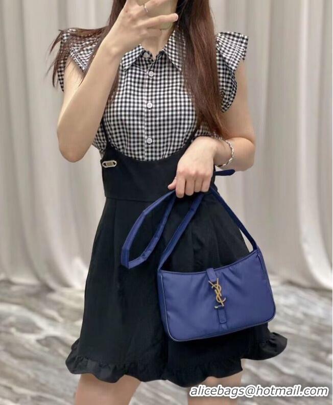 Most Popular SAINT LAURENT Nylon Shoulder Bag Y988228 Blue