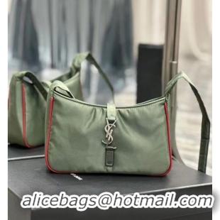 Unique Grade SAINT LAURENT Nylon Shoulder Bag Y988228 Green