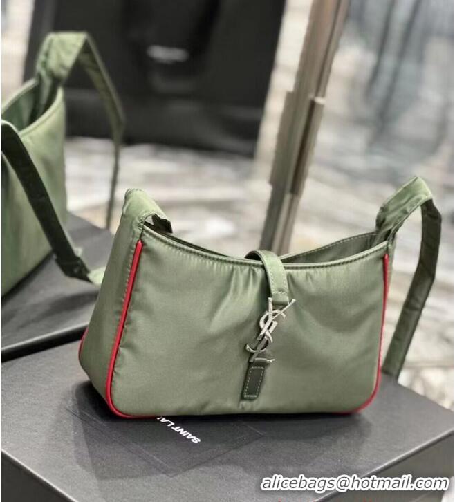 Unique Grade SAINT LAURENT Nylon Shoulder Bag Y988228 Green