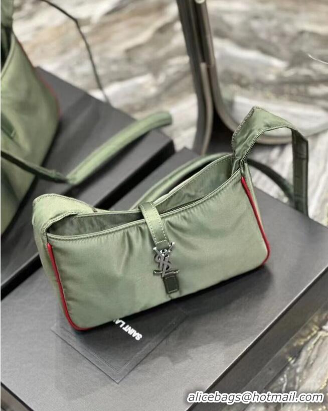 Unique Grade SAINT LAURENT Nylon Shoulder Bag Y988228 Green