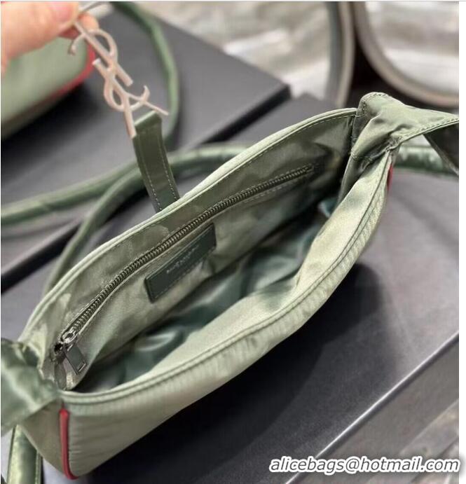 Unique Grade SAINT LAURENT Nylon Shoulder Bag Y988228 Green