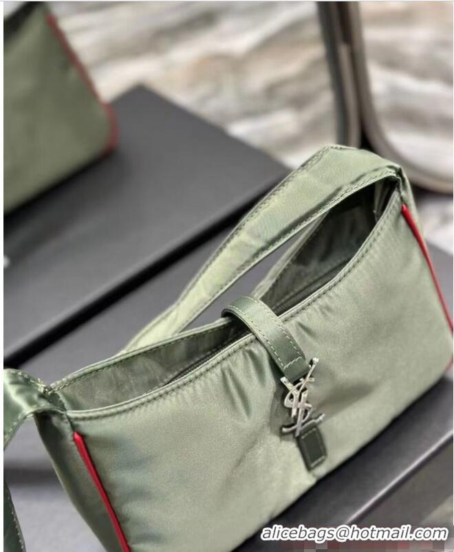 Unique Grade SAINT LAURENT Nylon Shoulder Bag Y988228 Green