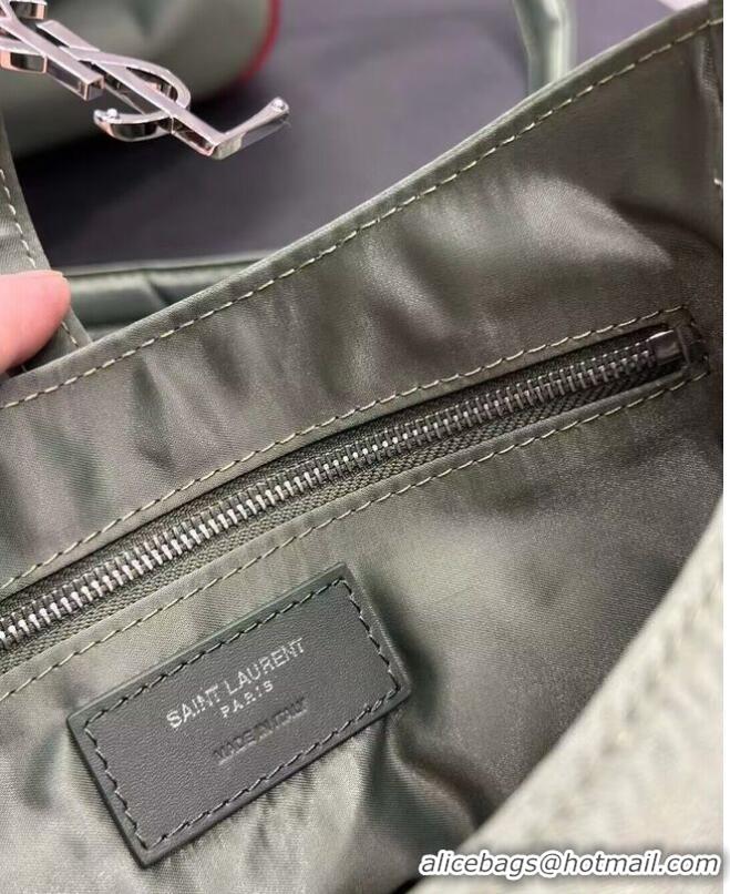 Unique Grade SAINT LAURENT Nylon Shoulder Bag Y988228 Green