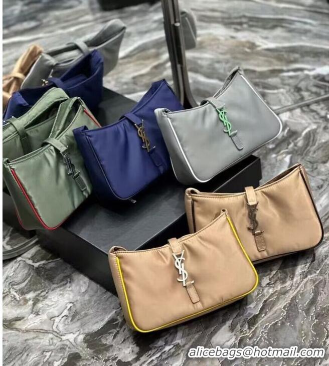 Reasonable Price SAINT LAURENT Nylon Shoulder Bag Y988228 Apricot