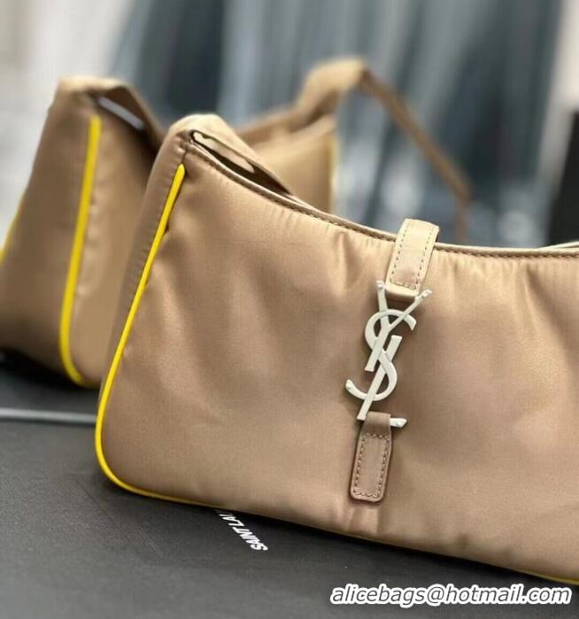 Unique Grade SAINT LAURENT Nylon Shoulder Bag Y988228A Apricot