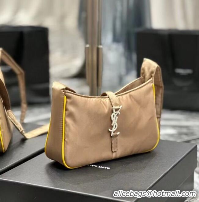 Unique Grade SAINT LAURENT Nylon Shoulder Bag Y988228A Apricot