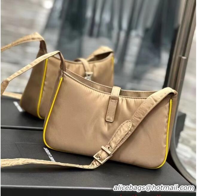 Unique Grade SAINT LAURENT Nylon Shoulder Bag Y988228A Apricot