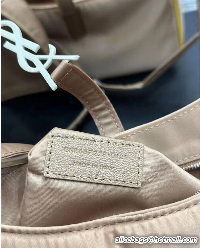 Unique Grade SAINT LAURENT Nylon Shoulder Bag Y988228A Apricot