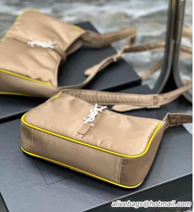 Unique Grade SAINT LAURENT Nylon Shoulder Bag Y988228A Apricot