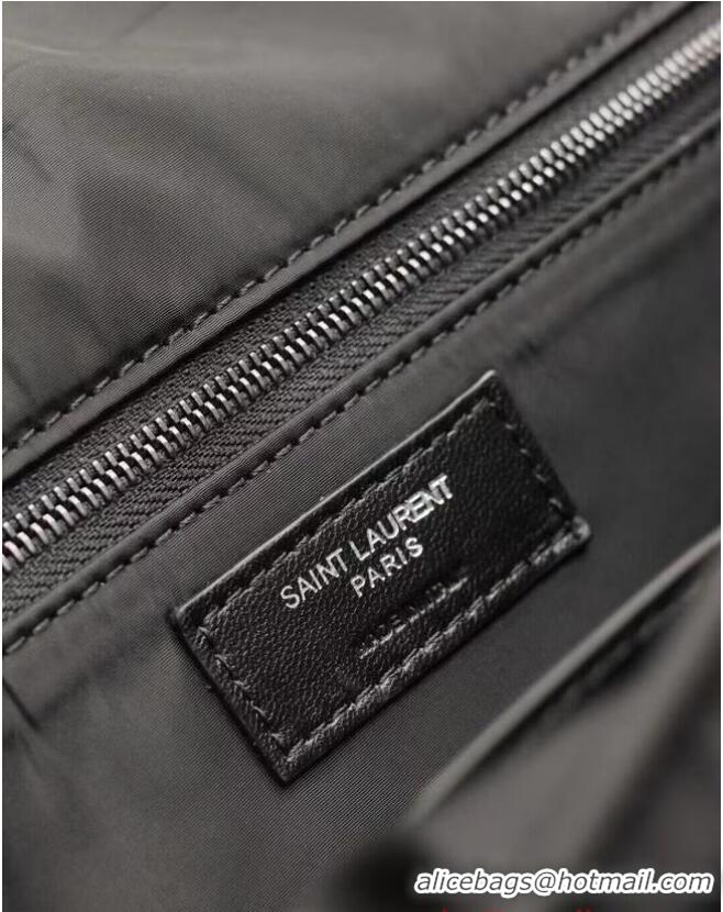 Unique Grade SAINT LAURENT MEDIUM NIKI IN Nylon LAMBSKIN Y988335 Black