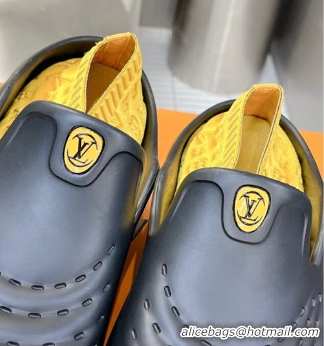 Sophisticated Louis Vuitton LV Shark Clog Yellow 712003