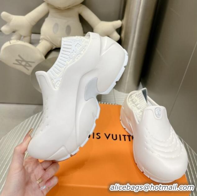 Inexpensive Louis Vuitton LV Shark Clog White 712005