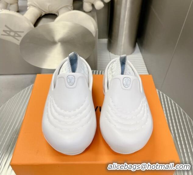 Inexpensive Louis Vuitton LV Shark Clog White 712005