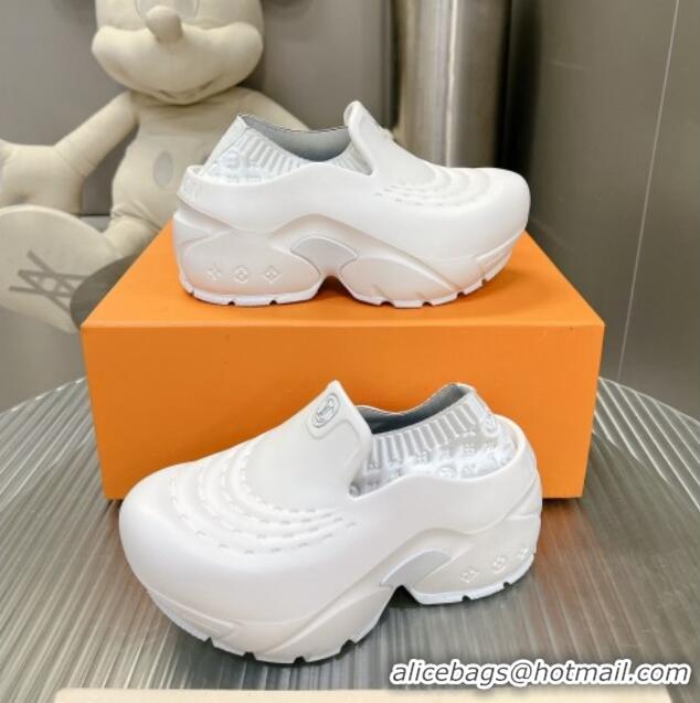 Inexpensive Louis Vuitton LV Shark Clog White 712005