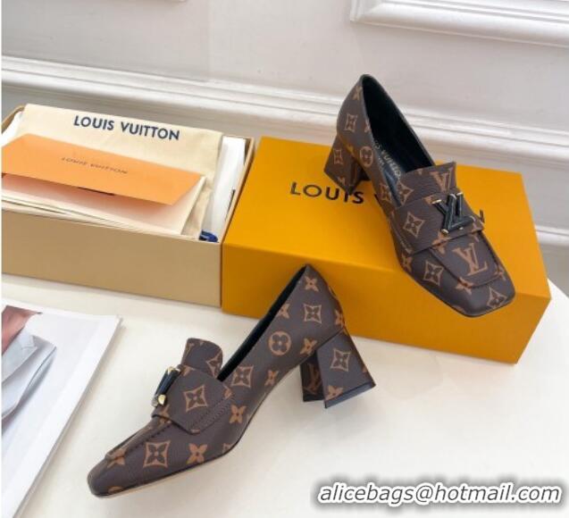 Durable Louis Vuitton Shake Loafers 5.5cm in Monogram Canvas 718071