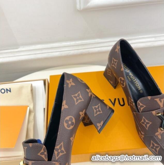 Durable Louis Vuitton Shake Loafers 5.5cm in Monogram Canvas 718071