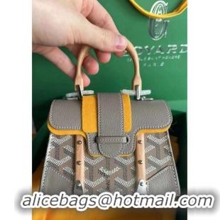 Promotional Goyard Original Nano Saigon Tote Bag With Strap Mini 8032 New Grey