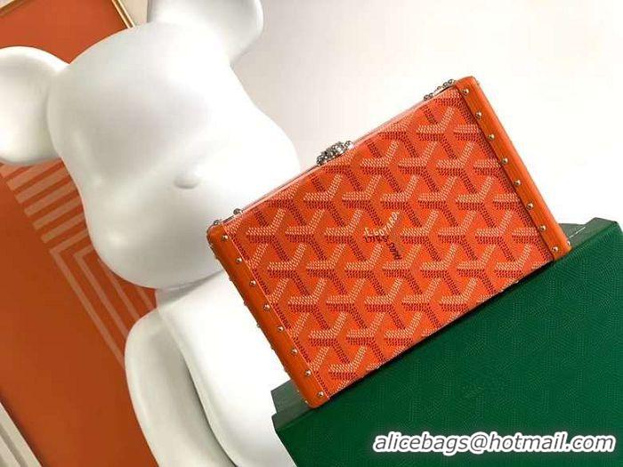 Top Grade Goyard Minaudiere Trunk Case Bag G7972 Orange