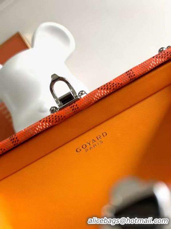 Top Grade Goyard Minaudiere Trunk Case Bag G7972 Orange