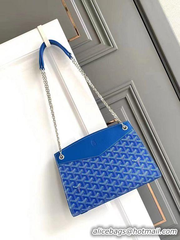 ​Well Crafted Goyard Original Rouette Small Tote Bag 8818 Light Blue