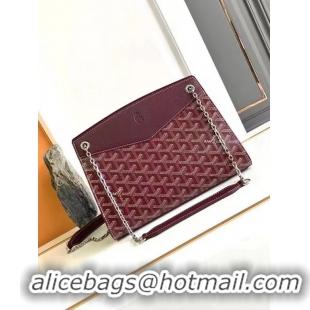 ​Good Looking Goyard Original Rouette Small Tote Bag 8818 Burgundy