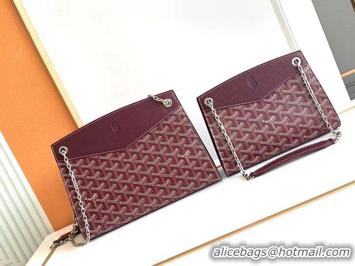 ​Good Looking Goyard Original Rouette Small Tote Bag 8818 Burgundy