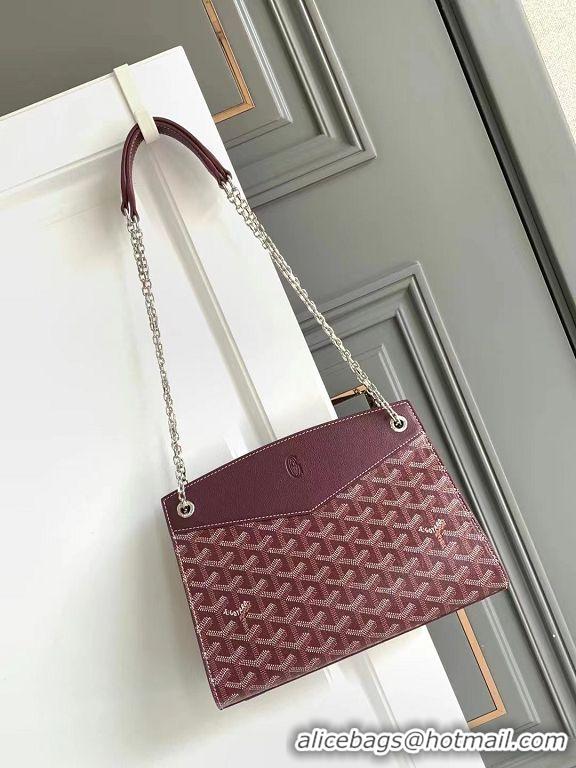 ​Good Looking Goyard Original Rouette Small Tote Bag 8818 Burgundy