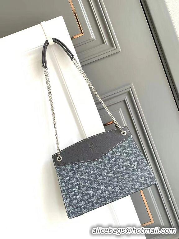 ​Grade Quality Goyard Original Rouette Small Tote Bag 8818 Dark Grey