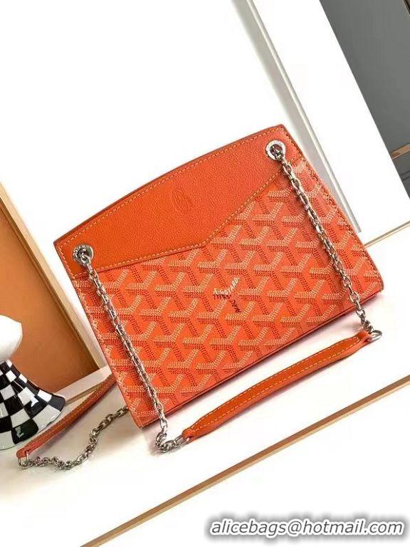 ​Luxury Cheap Goyard Rouette Mini Tote Bag 8819 Orange