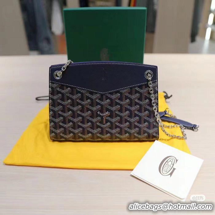 ​Sophisticated Goyard Rouette Mini Tote Bag 8819 Navy Blue