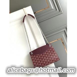 ​Original Cheap Goyard Rouette Mini Tote Bag 8819 Burgundy