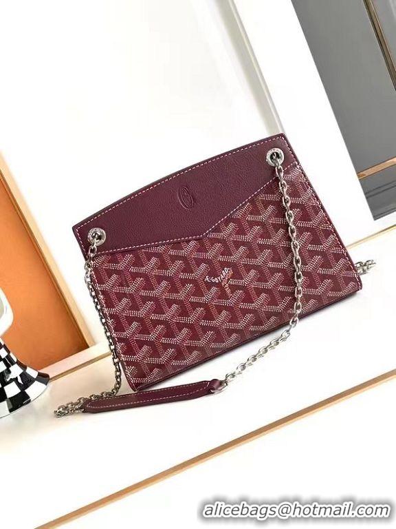 ​Original Cheap Goyard Rouette Mini Tote Bag 8819 Burgundy