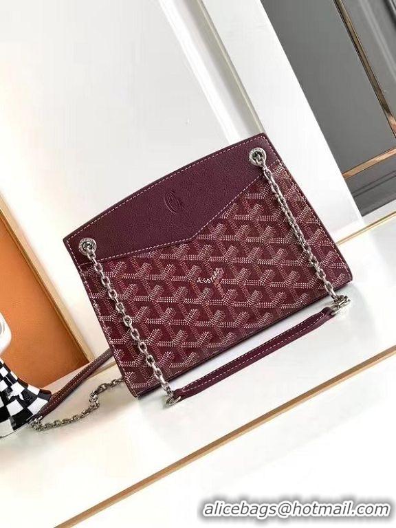 ​Original Cheap Goyard Rouette Mini Tote Bag 8819 Burgundy