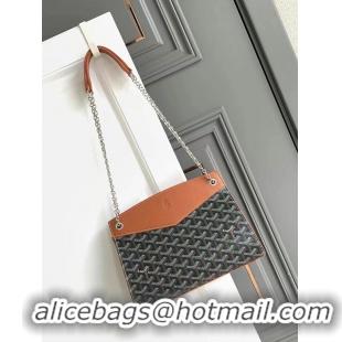 ​Spot Bulk Goyard Rouette Mini Tote Bag 8819 Black And Tan