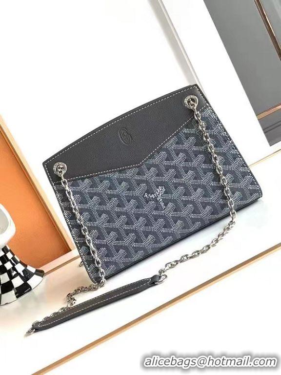 ​Top Grade Goyard Rouette Mini Tote Bag 8819 Dark Grey