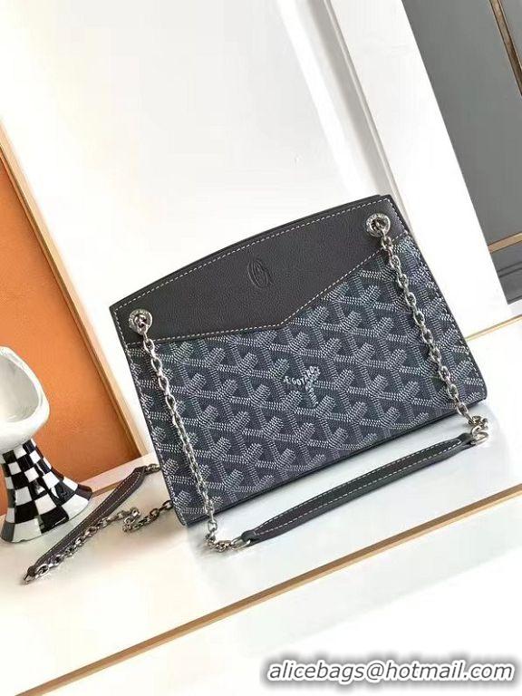 ​Top Grade Goyard Rouette Mini Tote Bag 8819 Dark Grey