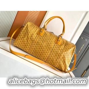 Sumptuous Discount Goyard Croisiere 50cm Travel Bag 8027 Yellow