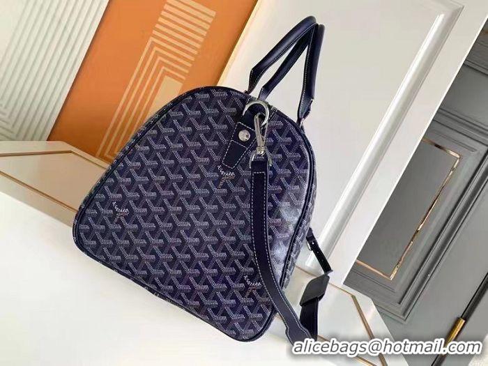 Luxury Cheap Goyard Croisiere 50cm Travel Bag 8027 Navy Blue