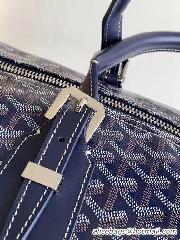 Luxury Cheap Goyard Croisiere 50cm Travel Bag 8027 Navy Blue