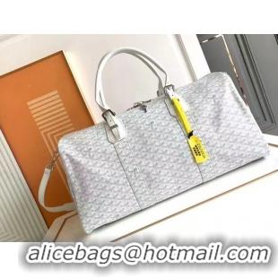 Pretty Style Goyard Croisiere 50cm Travel Bag 8027 White