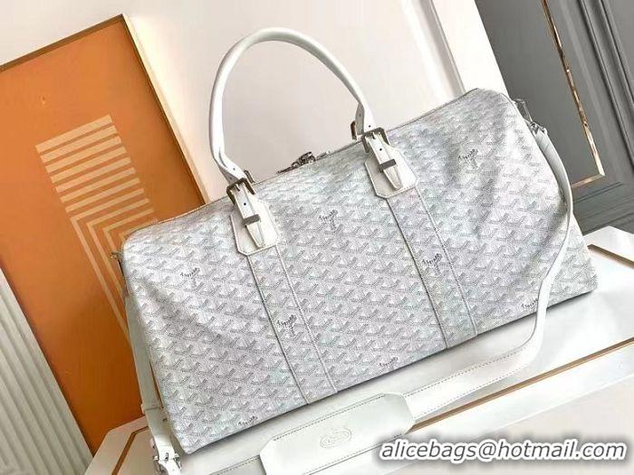 Pretty Style Goyard Croisiere 50cm Travel Bag 8027 White