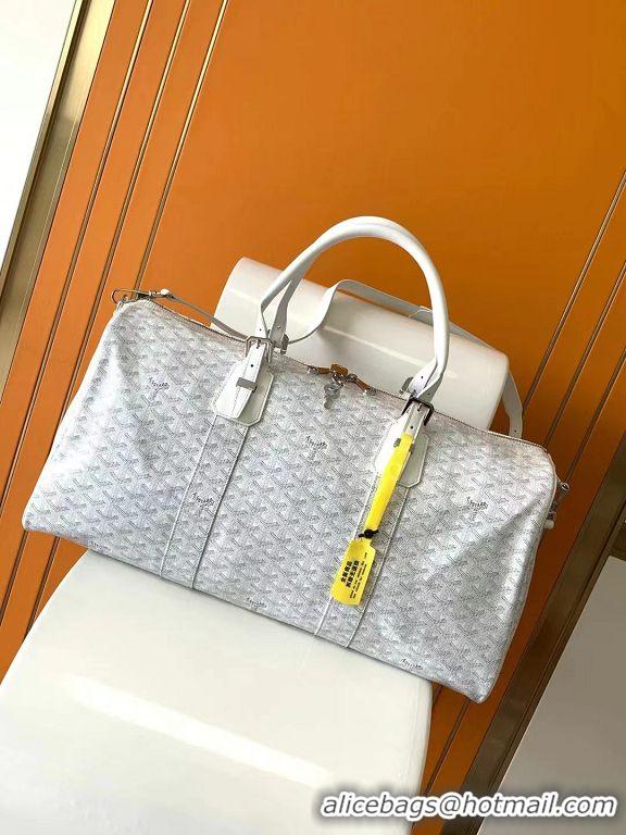 Pretty Style Goyard Croisiere 50cm Travel Bag 8027 White