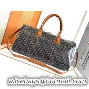 Market Sells Goyard Croisiere 50cm Travel Bag 8027 Black And Tan