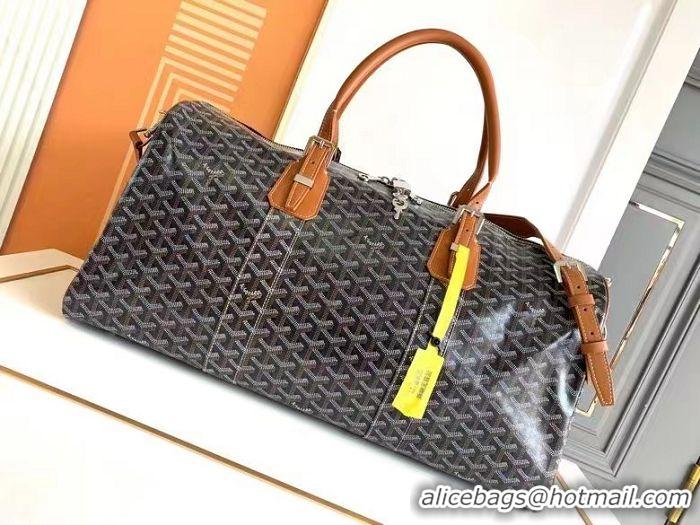 Market Sells Goyard Croisiere 50cm Travel Bag 8027 Black And Tan