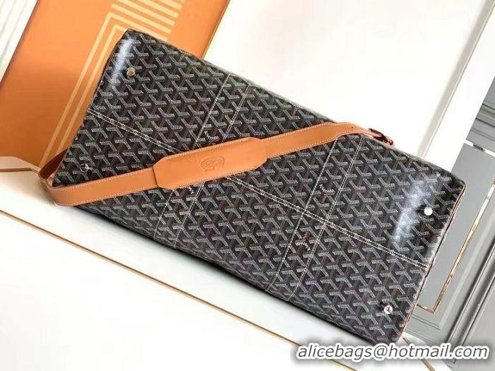 Market Sells Goyard Croisiere 50cm Travel Bag 8027 Black And Tan